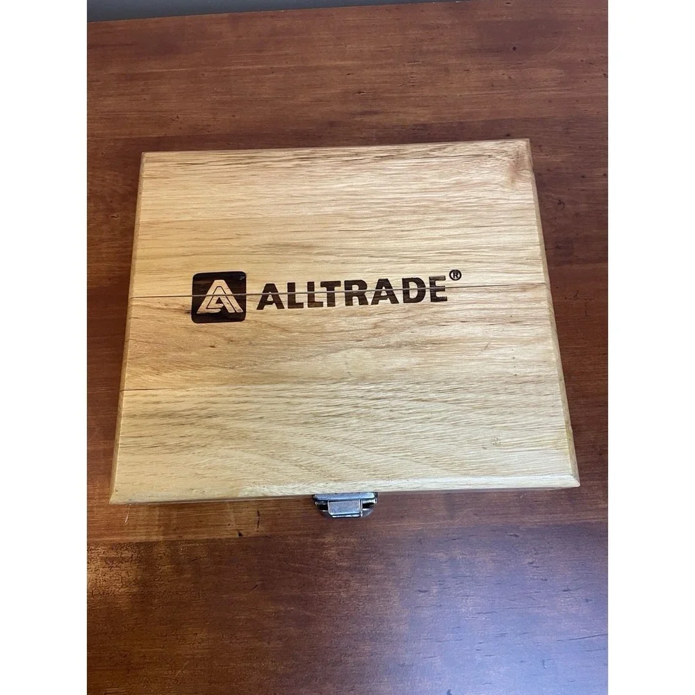 Alltrade Six Piece Chrome Vanadium Steel Wood Chisel Set And Case W/ Foam Insert